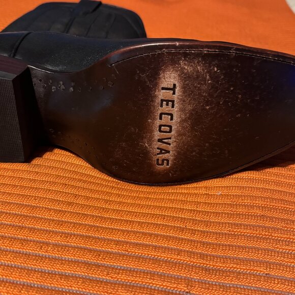 Tecovas Men’s Boots Jackson Size 11EE Jet Black Worn Once - Picture 8 of 9